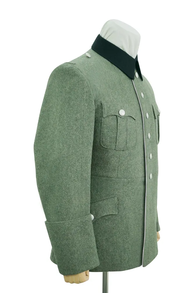   Wehrmacht German M1928 General Officer Wool Piped Service Tunic Jacket II German-Uniform