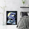 Dolphin - 9CT Partial Beaded Cross Stitch Kit(20x28cm)
