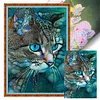 Cat - 11CT Stamped Cross Stitch - 36*50cm