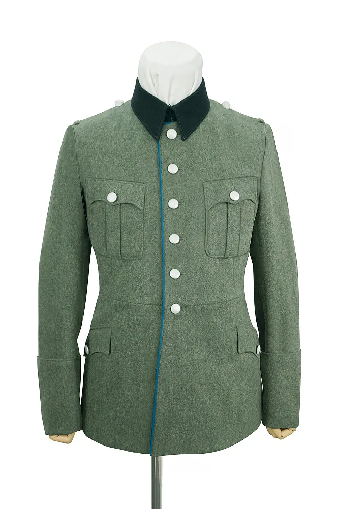   Wehrmacht German M1928 General Officer Wool Piped Service Tunic Jacket II German-Uniform