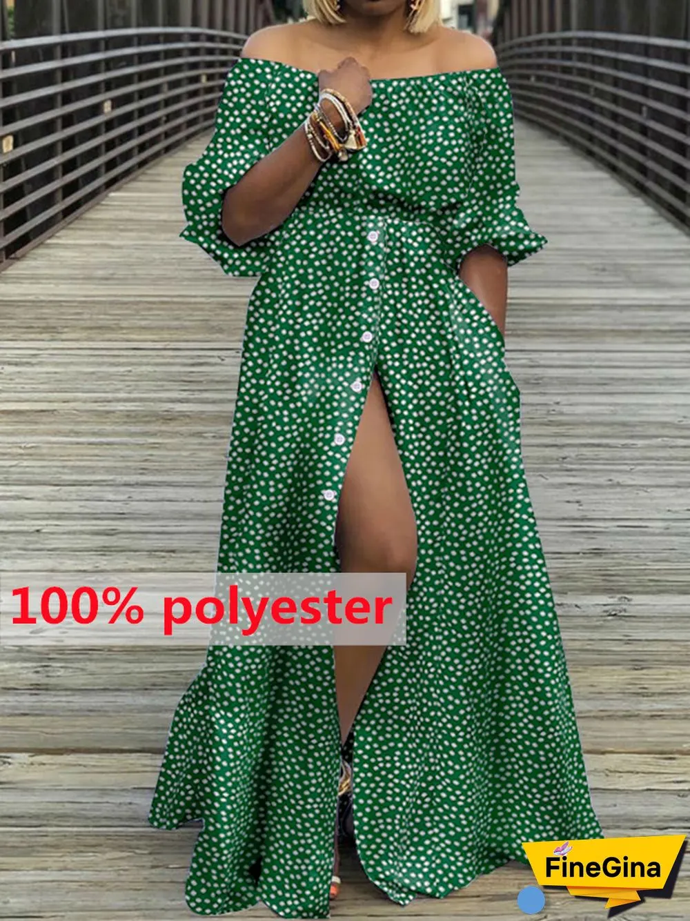Summer Dresses Women Celmia High Split White Long Sundress Sexy High Waist Maxi Robes Three Quarter Sleeves Party Vestidos