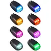 Solar-Power Car Roof Light with RC Punch-Free Universal Signal Mouse Lamp RGB Solar Powered Strobe Pilot Light for Pickup Trucks SUV Motorcycles