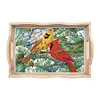 (Multistyle) En Bois No&euml;l Cardinal Bonhomme De Neige-Bricolage Vaisselle
