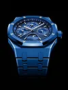 Blue 904L Steel Blue Dial - Perpetual Calendar Watch - 41mm