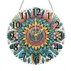 Diamond Painting Mandala Hanging Clock Pendant Kit for Decoration