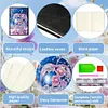 (US Local)Special Shaped Crystal Apple 50 Pages Diamond Painting Notebook for Beginners
