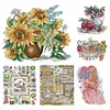 (Multi-Style) Flower-14CT Counted Cross Stitch
