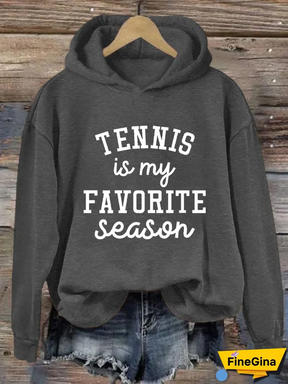 Women's Tennis is my Favorite Season Casual Hoodie