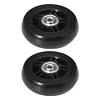 1 Pair Suitcase Wheels Wear Resistant Trolley Case Wheels Repair Tool(50*18mm)