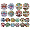 4 PCS Christmas Diamond Painting Placemat Kit for Home Kitchen Parties & Camping