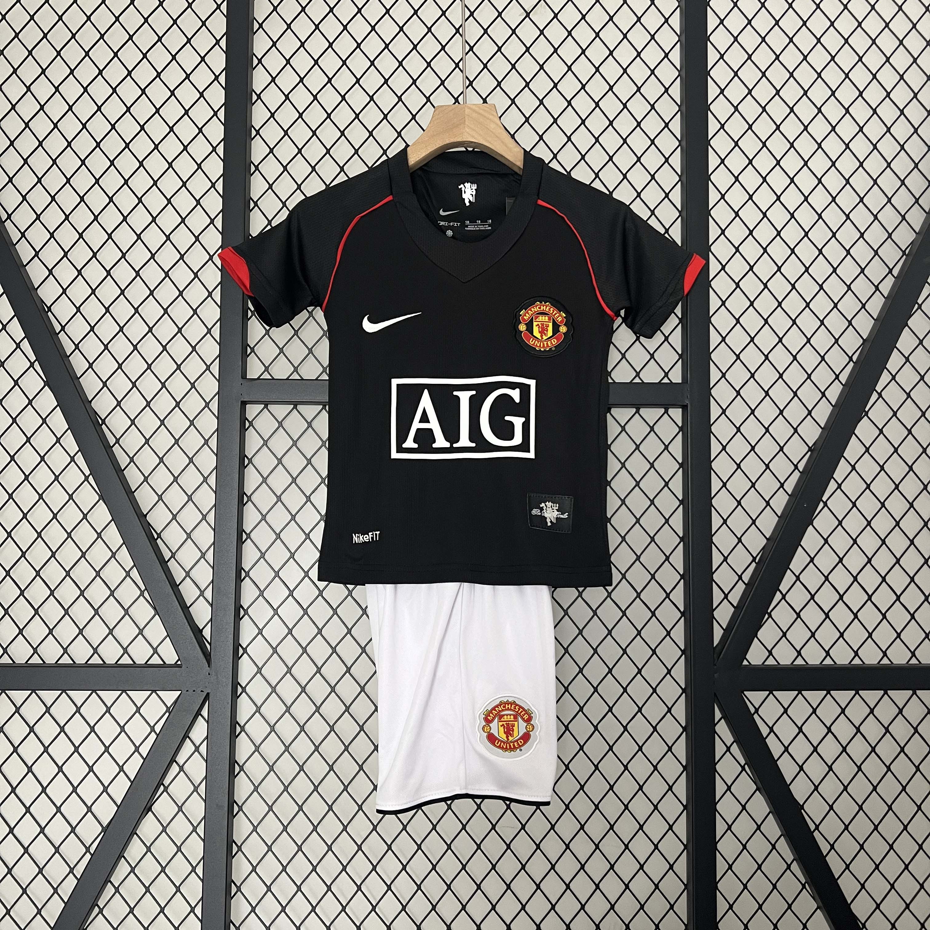 2007-2008 Retro kids Manchester United Away Football Shirt 1:1 Thai Quality