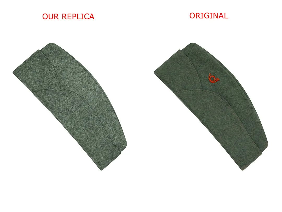   Dutch M1931 Field Grey Wool Overseas Cap German-Uniform
