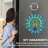 Diamond Painting Double-Layer Peacock Mandala Refrigerator Magnet 360 Rotating Magnetic Refrigerator Sticker
