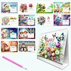 Diamond Painting Spring Scenery 2027 Paper Calendar Monthly Flip Tabletop Calendar Kit