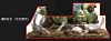 1/20 Scale World Zukan Evolution of Tyranitar Set - Pokemon Resin Statue - VS Studio