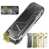 RGB LED Flashlight Rechargeable Flashlight 680 Lumens Work Light with Side Light