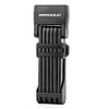 Bicycle Foldable Lock High Security Lock for Motorcycle Scooter E-Bike (Black)