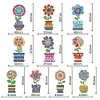 10pcs DIY Crystal Diamond Pendant Kits