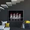 Snowman - Full Round Diamond Painting(40x50cm)