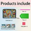 (US Local)DIY Diamond Art Diamond Dot Card Pack 5D Diamond Painting Coin Pouch Gift (Owl)
