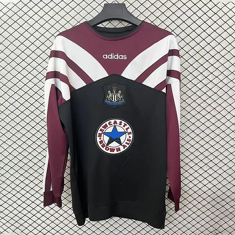 【S~4XL】Newcastle United 25/26 Retro Long-Sleeved T-shirt (Reprint of 1995/97)
