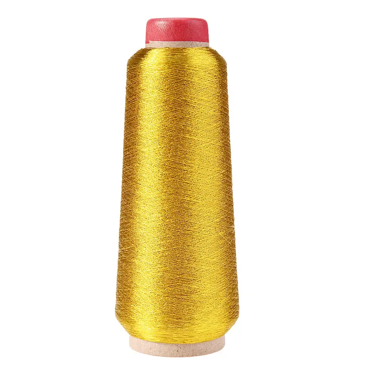 Computer Cross-stitch Embroidery Thread Textile Metallic Yarn Woven(Gold) gbfke