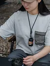 Camping Light Holder 1/4 Thread Portable Light Hanger with Lanyard Fishing Tools
