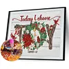 Christmas Poster-Special Shaped Diamond Painting Kit
