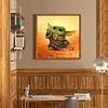 Star Wars - Yoda-Paint by Numbers Acrylic Painting    20*20cm