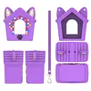Silicone Carrying Case with Lanyard Portable Silicone Sleeve Shockproof & Anti Drop for Bitzee Doghouse Electronic Pets Accessories