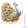Diamond Painting Acrylic Double-side White Peacock Pendant Hanging Gem