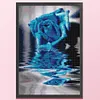 Rose - 9CT Full Beaded Cross Stitch Kit(30x42cm)