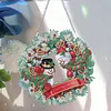 DIY Christmas Wreath Art Acylic Crystal Rhinestone Hanging Craft Kits