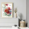 Daisy And Poppy- 14CT Stamped Cross Stitch 35*47cm/13.78*18.5in