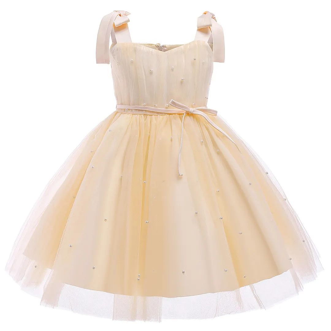 Baby Dress Girl 1st Birthday Dress For Baby Girl Dress Bowknot Princess Dresses Flower Girls Wedding Party Tutu Kids Clothes