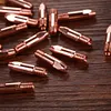 20pcs Gas Nozzle Copper Contact Tips Welding Nozzles for 24KD MIG Welding Torch