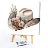 Cowboy Hat-Paint by Numbers Acrylic Painting 40*40CM(Watercolor)