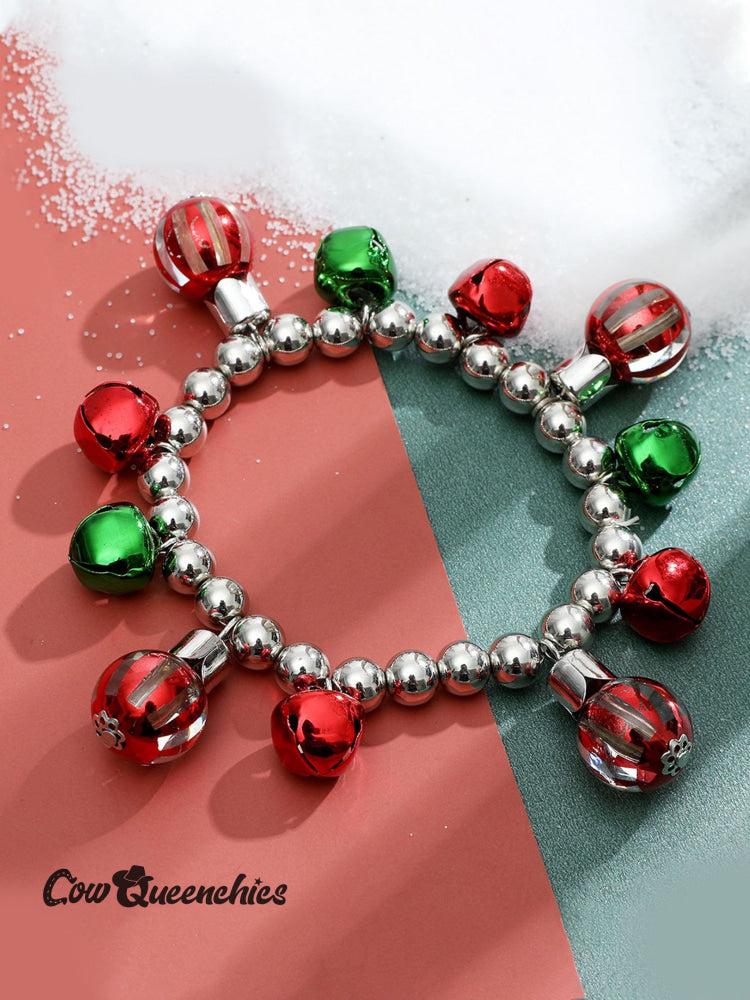 Women&rsquo;s Vintage Christmas Colorful Bell Bracelet Multicolor / One