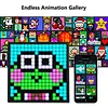 Smart Pixel Display, Programmable 32 x 32 LED Pixel Art Photo Frame APP Controlled Digital Clock Programmable Text Pattern Animation Wall Mount/Desktop Mount for Christmas Game Room Home Office Decoration