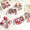 (US Local)6Pcs Flower Puppy Diamond Painting Greeting Card Diamond Handmade Card