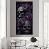 （Big Size）Dark Skull-Full Round Diamond Painting 40*80CM