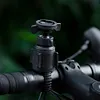 Bike Handlebar Computer Holder 360 Rotation Bike Taillight Bracket for Garmin
