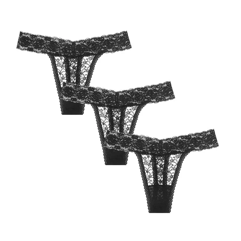 Sexy Panties Woman's Thongs Lace Underwear For Woman G-String Ladies Plus Size Lace Sexy Female Underwear Woman BANNIROU