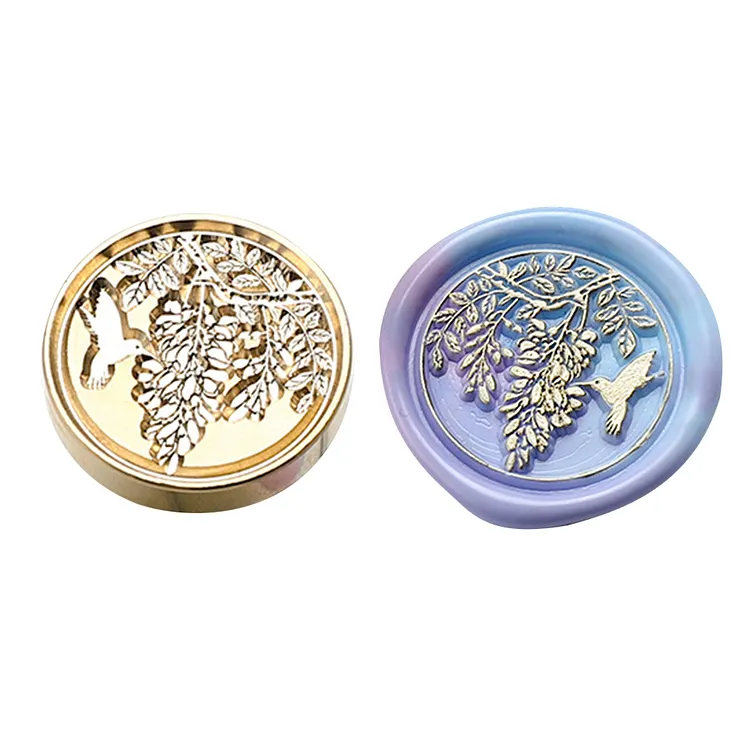Diy Fire Lacquer Round Sealing Wax Stamp Head gbfke