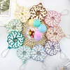 Handmade Knitted Coaster Supplies DIY Hand Woven Round Floral Coasters Set Bohemian Pattern Creative Coaster Crafts Knit Kit Heat Insulation Braided Mug Mat For Home Wall Decor Gift Office