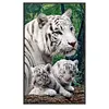 Tigers - 9CT Full Beaded Cross Stitch Kit(35x58cm)