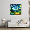 Starry Sky Scenery-11CT Stamped Cross Stitch 50*50cm/19.69*19.69in