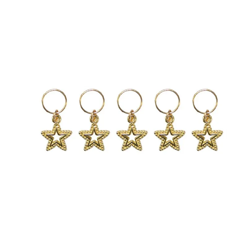 Hair Braid Coin Leaves Retro Colorful Beads Pendant Charms Rings Clip Headband for Pierced Hip-hop Braiders Leaves Accessories