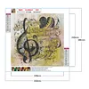 Musical Note-Full Round Diamond Painting 30*30cm