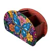 DIY Colorful Wooden Animals Rhinestones Storage Holder Diamond Painting Organizer Rack Kits